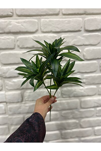 çiçek rengi dekor Artificial Dark Green Dracaena Branch – Decorative Artifici...