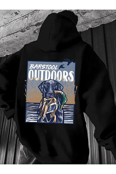 ALEYZA MODA Unisex Ανδρικό/Γυναικείο Φούτερ με κουκούλα OUTDOORS, πολύχρωμο, ...