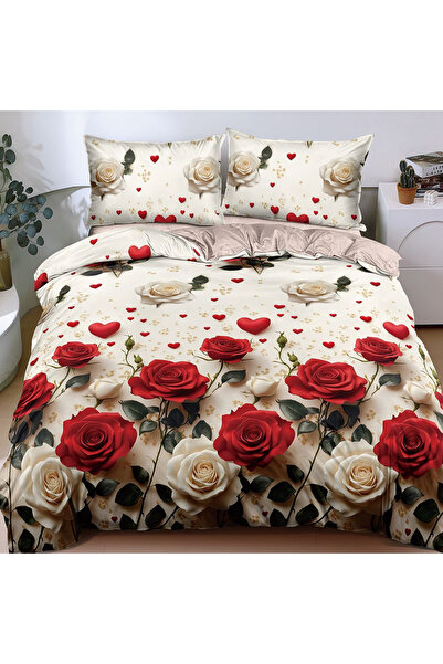 OEM Bed linen with elastic for double bed 2 people, 4 pieces, Finet, DREAM-1508