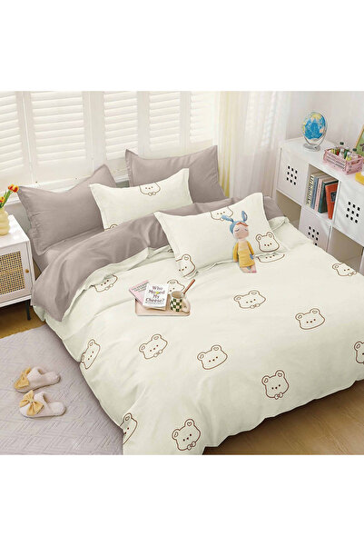 OEM Bed linen with elastic for double bed 2 people, 4 pieces, Finet, DREAM-1528