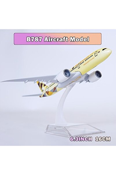 aircraft Etihad Airways Boeing 787 metal model uçak 16 cm 1/400