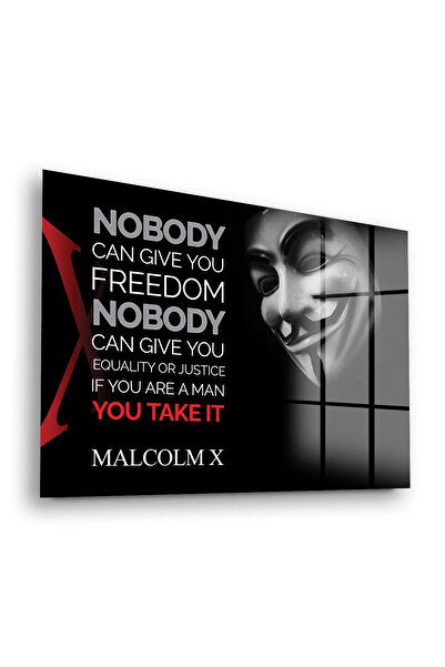 Decovetro Glass Table Vendetta Malcom X 30X40 cm