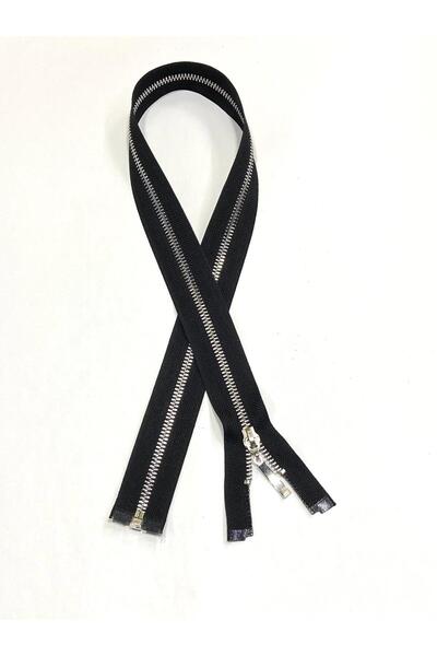 karantuhafiye Μπουφάν από σιδερένιο ύφασμα με φερμουάρ / 70 εκ. / ΜΑΥΡΟ / αση...