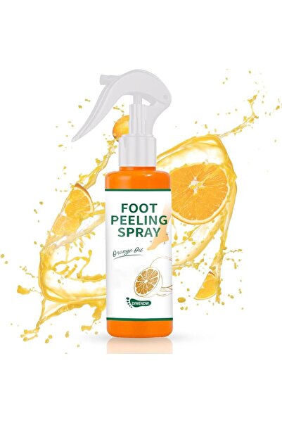 EELOHE Orange Foot Peeling Spray: Instant Dead Skin & Callus Remover - Moistu...