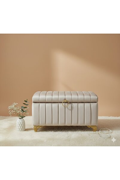 Duru Çeyiz Sandıkları Gold Kulplu Tek Boy Çeyiz Sandığı