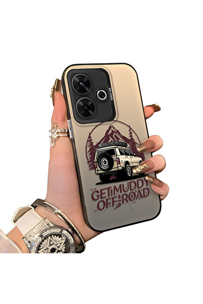 ucuc حافظة حماية للعدسات من السيليكون الصلب الأكريليكي المتوافق مع Redmi 13