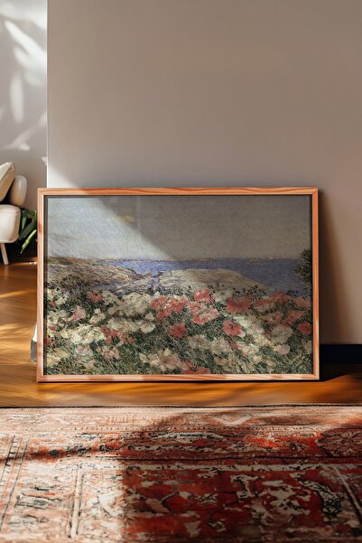 Postifull Vintage Painting, Wooden Framed Poster, Vintage Wall Decor