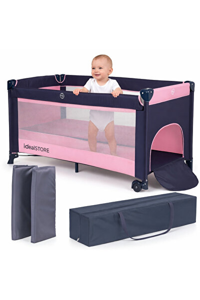 ideal STORE Patut Turistic idealSTORE,Constructie Metalica,Roti Pentru Deplas...