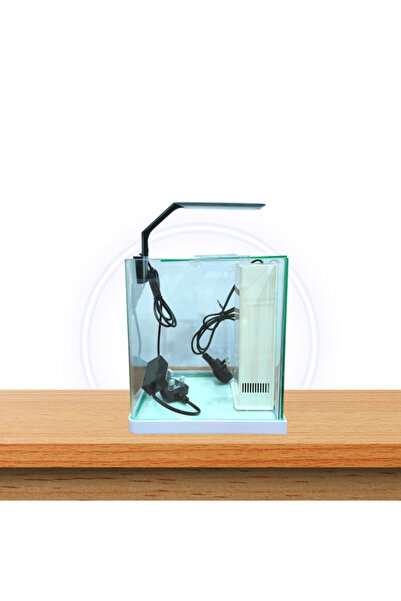 Karis طقم حوض أسماك صغير، MINI-200 سعة 10 لتر [اللون - أبيض]