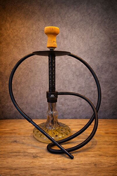 Dark Wolf Profesyonel Nargile – Paslanmaz Gövde, Cam, Difüzör