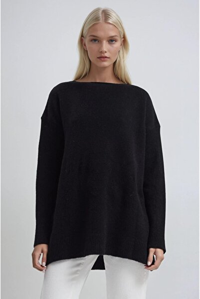 Lijuri Pulover casual din tricotaj cu spatele gol 1415