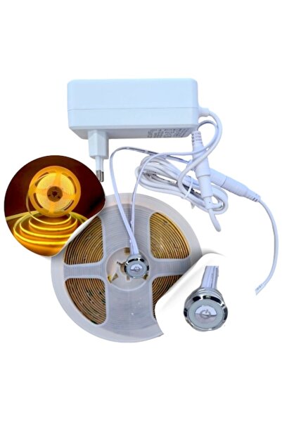 LEDZONE LED COB Strip Kit 24V Dimmable 5m with Touch Button