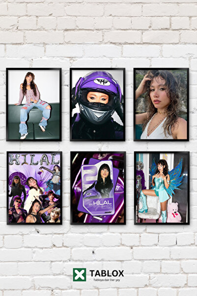TABLOX 6 Parça Manifest Hilal Yelekçi Grup Amatör Manifam Big5 Dekoratif MDF ...