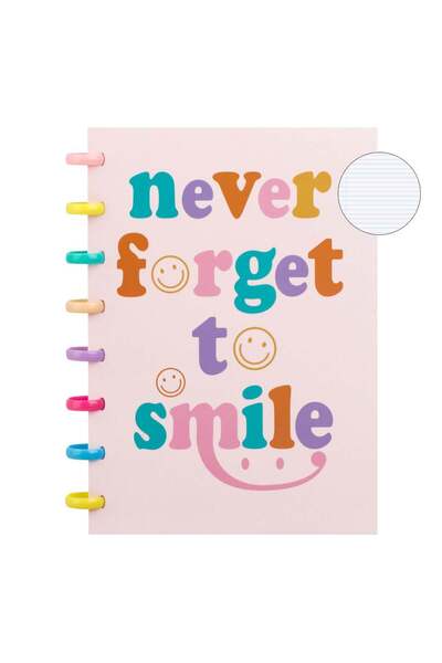 OEM A5 Dictando Notebook Colored Cover Refill with Spiral & 3 Subjects - 96F