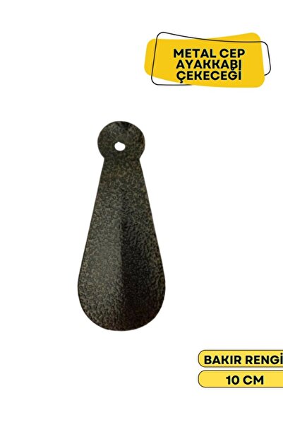 Macrostar Metal Cep Ayakkabı Çekeceği Kerata 10 cm Bakır Renk