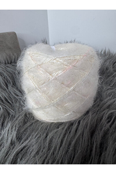 VELİNACOLLECTİON Gold Yansımalı Simli Moher Karışımlı Örgü İpi 100 gr