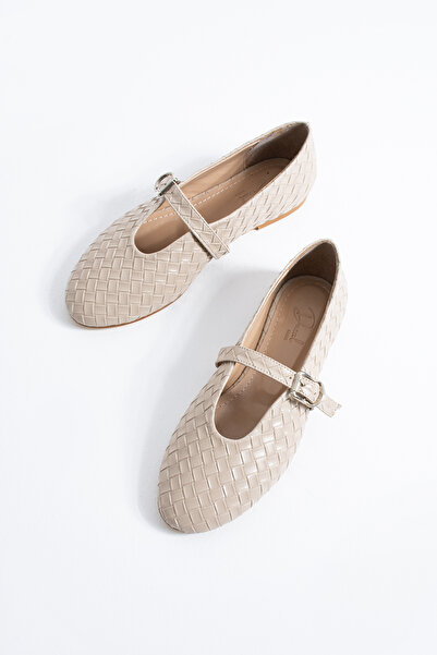 DUXAL SHOES Babs Women's Buckle-Strapped Mary Jane Model Daily Comfortable Fl...