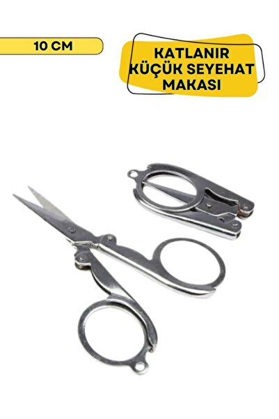 Macrostar Metalne sklopive džepne škare za putovanja, prenosive džepne škare