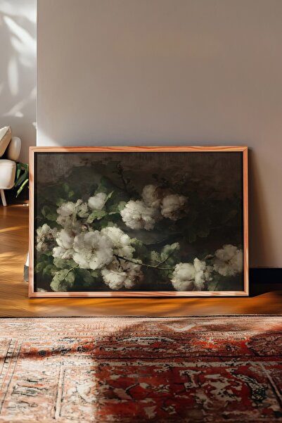 Postifull Vintage Painting, Wooden Framed Poster, Vintage Wall Decor