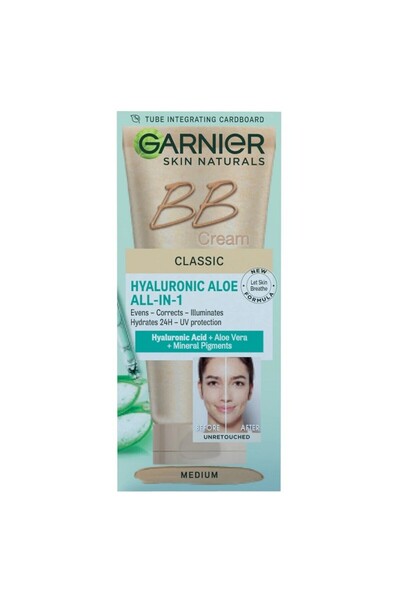Garnier Set of 2 x Skin Naturals Multifunctional Day BB Cream, Medium Shade, ...