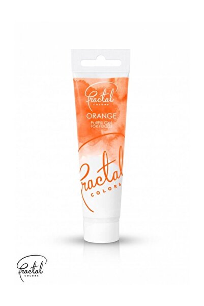 Decoratiuni Dulci Фрактална наситено оранжева гел боя