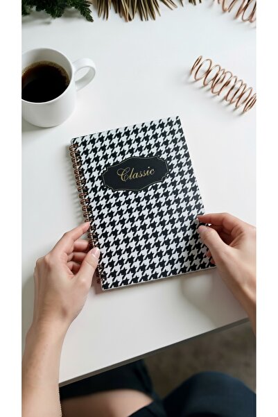 Mas Note A5 Spiral Bound Unlined Notebook 100 Pages 50 Sheets |   Textured Go...