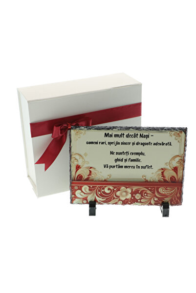 GiftExpress Personalized Gift for Godparents – Natural Slate Stone Plaque 14×...