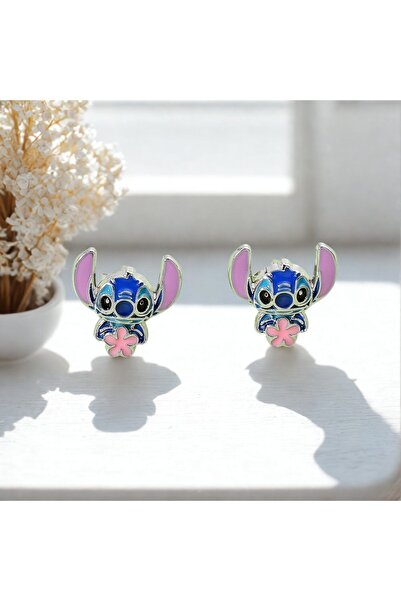Store Paslanmaz Çelik Küpe Stitch Figürlü Küpe Çocuklar İçin Stitch Karakterl...