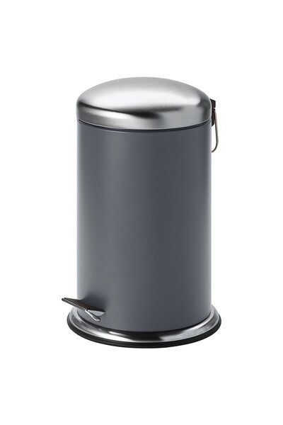IKEA MJÖSA Pedal Bin, Dark Grey, 12 L