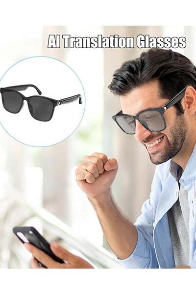 Hyundai AI Smart Glasses Wireless Bluetooth Glasses with Real-Time Automatic ...