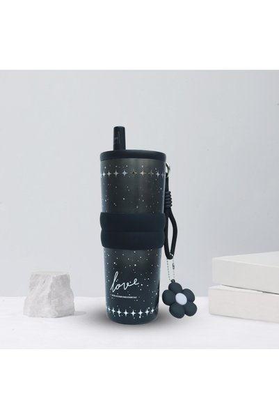 LITTLE ANGEL - Kids Water Bottle 710 Ml, 316 Stainless Steel Straw Cup