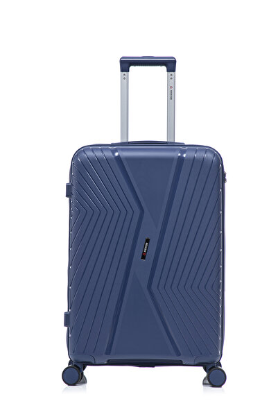 aventor AV105 cabin trolley, 55x38x21.5 cm, polypropylene, hand luggage, TSA ...