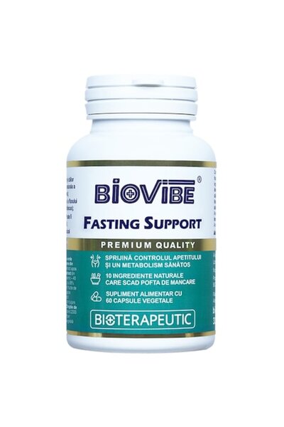Biovibe Fasting Support 60 cps, sprijin in controlul apetitului