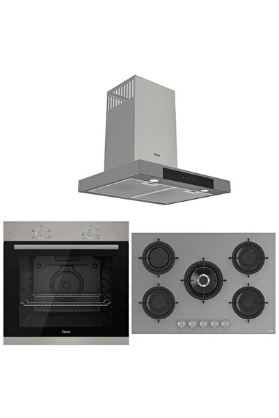 Ferre MEGA PLUS SERİSİ 3'LÜ CAM ANKASTRE SET (XE61MDV-RS038-D102)