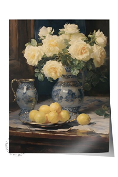 Postifull Vintage Painting, Unframed Poster, Vintage Wall Decor