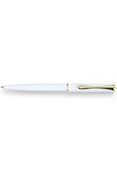 Diplomat Traveller White Ballpoint Pen