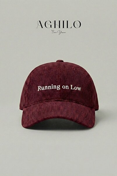 Aghilo Velvet Kep Hat – Running on Low / Works at Low Levels Embroidered |   ...