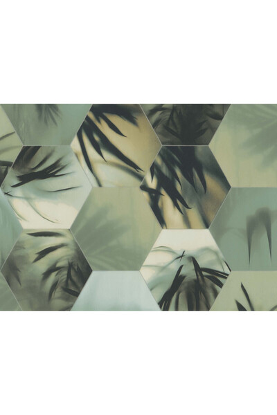 bn walls Tapet geometric frunze exotic vinil texturat Edward van Vliet