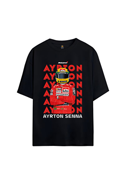 SVART WEAR Ayrton Senna Printed Oversize T-Shirt