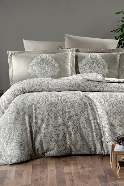 First Choice Milena 100% Cotton Satin 200 Tc (80 Thread) Single Duvet Cover Set