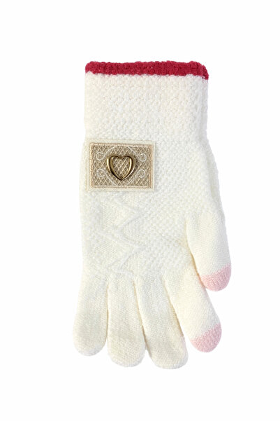 CLIPMAN Kız Çocuk Garson Boy 9-15 Yaş Yünlü Eldiven