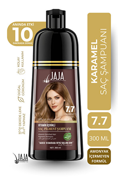 Jaja Karamel (Caramel) Saç Pigment Şampuanı 7.7 | 300 ML & Vitamin İçerikli