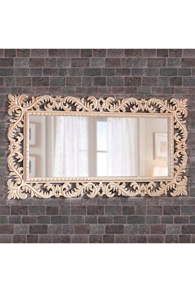 Dekordelisi Antik Avangarde Sentoz Konsol Ayna Bej EN: 153 cm BOY: 83 cm