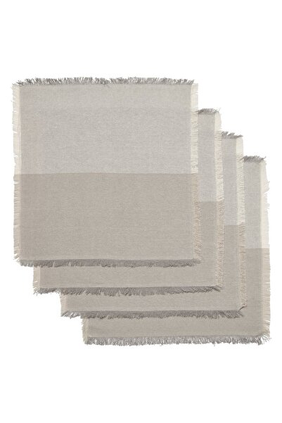 IKEA NISSÖGA Napkin, gray/white, 35 x 35 cm