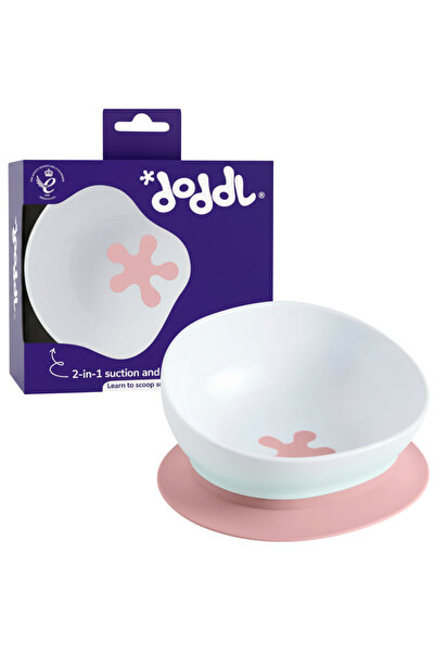 DODDL Vacuum Non-Slip Food Bowl Dusky Rose