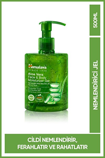 Himalaya Since 1930 Aloe Vera Yüz ve Vücut Nemlendirici Jel 500 ml | Serinlet...