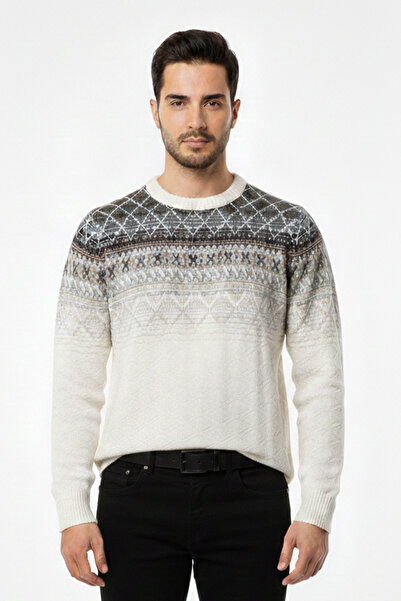 Pulltonic Pulover cu model pentru bărbați