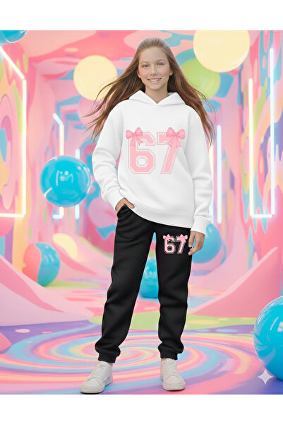 stil x Six Seven Printed Girls' Tracksuit Set, 67 Designs
