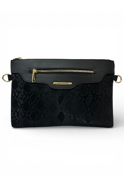 Sanmorris Portofoliu pentru femei din piele artificială, cu curea reglabilă p...