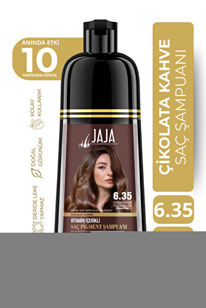 Jaja Çikolata Kahve (Chocolate Brown) Saç Pigment Şampuanı 6.35 | 300 ML & Vi...